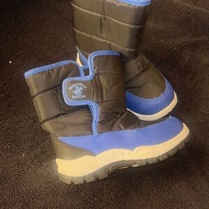 Beverly Hills Polo Club Kids Boots in Black and Blue